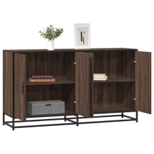 vidaXL barna tölgy színű szerelt fa tálalószekrény 134 x 35 x 76 cm bútor