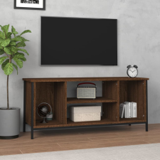 vidaXL barna tölgy színű szerelt fa TV-szekrény 102x35x45 cm bútor