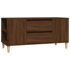 vidaXL barna tölgy színű szerelt fa TV-szekrény 102x44,5x50 cm (819603) bútor