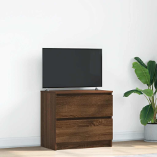 vidaXL barna tölgy színű szerelt fa TV-szekrény 60x35x54 cm bútor