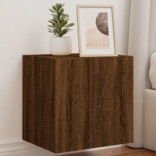 vidaXL barna tölgyszínű fali TV-szekrény LED-del 40,5x35x40 cm bútor