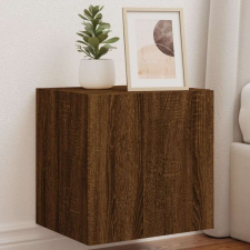 vidaXL barna tölgyszínű fali TV-szekrény LED-del 40,5x35x40 cm bútor