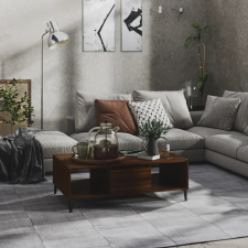 vidaXL barna tölgyszínű forgácslap dohányzóasztal 103,5 x 60 x 35 cm bútor