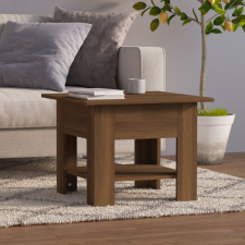 vidaXL barna tölgyszínű forgácslap dohányzóasztal 55 x 55 x 42 cm bútor