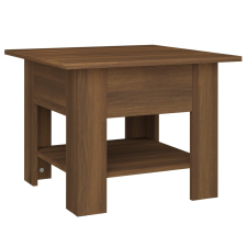 vidaXL barna tölgyszínű forgácslap dohányzóasztal 55 x 55 x 42 cm (813079) bútor