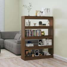vidaXL barna tölgyszínű könyvszekrény/térelválasztó 100 x 30 x 135 cm bútor