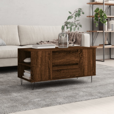vidaXL barna tölgyszínű műfa dohányzóasztal 102 x 44,5 x 50 cm bútor