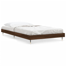 vidaXL barna tölgyszínű szerelt fa ágykeret 100 x 200 cm (832164) ágy és ágykellék