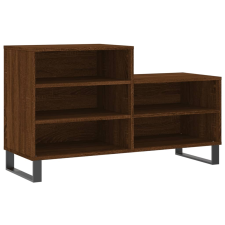 vidaXL barna tölgyszínű szerelt fa cipősszekrény 102x36x60 cm (831403) bútor
