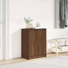 vidaXL barna tölgyszínű szerelt fa cipősszekrény 57x34x76 cm bútor