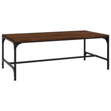 vidaXL barna tölgyszínű szerelt fa dohányzóasztal 100 x 50 x 35 cm (819391) bútor