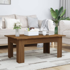 vidaXL barna tölgyszínű szerelt fa dohányzóasztal 100 x 60 x 42 cm bútor