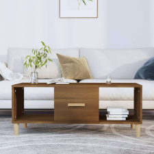vidaXL barna tölgyszínű szerelt fa dohányzóasztal 102 x 50 x 40 cm bútor