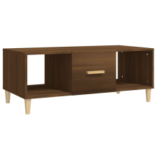 vidaXL barna tölgyszínű szerelt fa dohányzóasztal 102 x 50 x 40 cm (817527) bútor