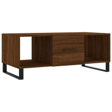 vidaXL barna tölgyszínű szerelt fa dohányzóasztal 102 x 50 x 40 cm (829331) bútor