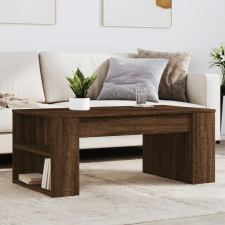 vidaXL barna tölgyszínű szerelt fa dohányzóasztal 102 x 55 x 42 cm bútor