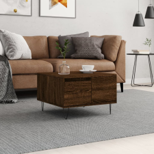 vidaXL barna tölgyszínű szerelt fa dohányzóasztal 55x55x36,5 cm bútor