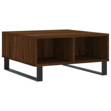 vidaXL barna tölgyszínű szerelt fa dohányzóasztal 60 x 60 x 30 cm (827051) bútor