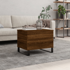 vidaXL barna tölgyszínű szerelt fa dohányzóasztal 60x44,5x45 cm bútor