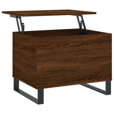 vidaXL barna tölgyszínű szerelt fa dohányzóasztal 60x44,5x45 cm (830963) bútor