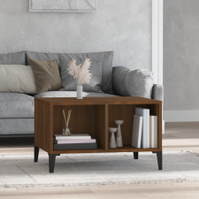 vidaXL barna tölgyszínű szerelt fa dohányzóasztal 60x50x36,5 cm bútor