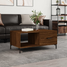 vidaXL barna tölgyszínű szerelt fa dohányzóasztal 90 x 50 x 40 cm bútor
