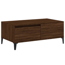 vidaXL barna tölgyszínű szerelt fa dohányzóasztal 90x50x36,5 cm (821123) bútor