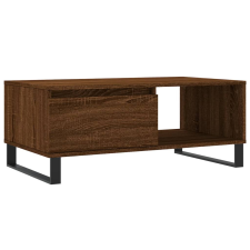 vidaXL barna tölgyszínű szerelt fa dohányzóasztal 90x50x36,5 cm (830579) bútor