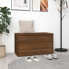 vidaXL barna tölgyszínű szerelt fa előszobapad 80 x 40 x 45 cm bútor