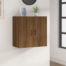 vidaXL barna tölgyszínű szerelt fa faliszekrény 60 x 31 x 60 cm bútor