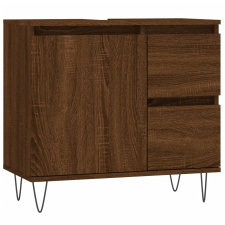 vidaXL barna tölgyszínű szerelt fa fürdőszobaszekrény 65x33x60 cm (831611) fürdőszoba bútor