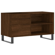 vidaXL barna tölgyszínű szerelt fa hanglemezszekrény 85x38x48 cm (831715) bútor