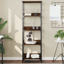 vidaXL barna tölgyszínű szerelt fa könyvespolc 50 x 33 x 153 cm bútor