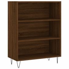 vidaXL barna tölgyszínű szerelt fa könyvespolc 69,5 x 32,5 x 90 cm (828363) bútor