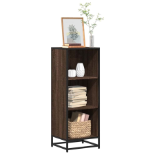 vidaXL barna tölgyszínű szerelt fa könyvszekrény 40x35x107,5 cm bútor