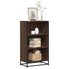 vidaXL barna tölgyszínű szerelt fa könyvszekrény 60x35x107,5 cm bútor