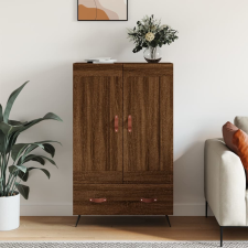 vidaXL barna tölgyszínű szerelt fa magasszekrény 69,5 x 31 x 115 cm bútor