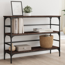 vidaXL barna tölgyszínű szerelt fa tálalóasztal 100 x 32 x 75 cm bútor