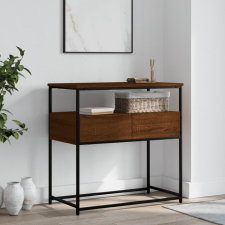 vidaXL barna tölgyszínű szerelt fa tálalóasztal 75x40x75 cm bútor