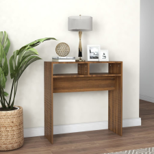 vidaXL barna tölgyszínű szerelt fa tálalóasztal 78 x 30 x 80 cm bútor