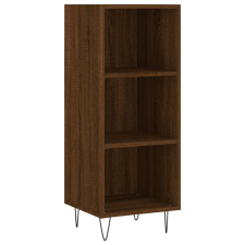 vidaXL barna tölgyszínű szerelt fa tálalószekrény 34,5 x 32,5 x 90 cm (828731) bútor