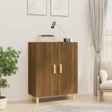 vidaXL barna tölgyszínű szerelt fa tálalószekrény 70x34x90 cm bútor
