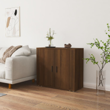 vidaXL barna tölgyszínű szerelt fa tálalószekrény 80x33x70 cm bútor