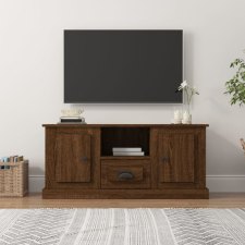 vidaXL barna tölgyszínű szerelt fa TV-szekrény 100x35,5x45 cm bútor