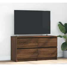 vidaXL barna tölgyszínű szerelt fa TV-szekrény 100x35x54 cm (861802) bútor