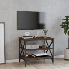 vidaXL barna tölgyszínű szerelt fa TV-szekrény 60x40x50 cm bútor