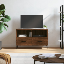 vidaXL barna tölgyszínű szerelt fa TV-szekrény 80 x 36 x 50 cm bútor