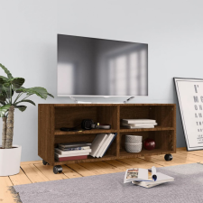vidaXL barna tölgyszínű szerelt fa TV-szekrény 90x35x35 cm bútor
