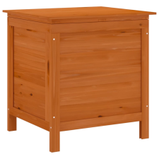 vidaXL barna tömör fenyőfa kerti tárolóláda 50x49x56,5 cm (364751) kerti tárolás
