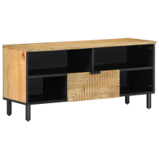 vidaXL barna tömör mangófa TV-szekrény 100 x 33 x 46 cm bútor